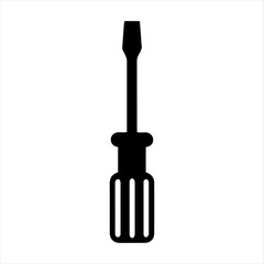 Screwdriver silhouette vector design