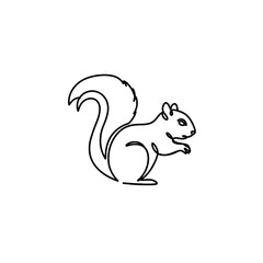 Squirrel Vector Logo Design