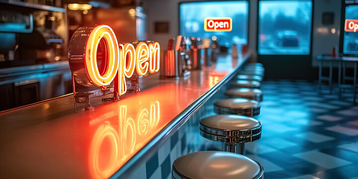 Retro Diner Counter
 - Powered by Adobe