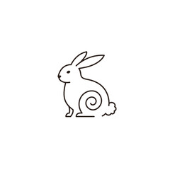 Rabbit Vector Logo Design