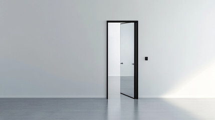 Modern Glass Office Door
