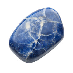 Sodalite Stone Isolated on Transparent Background