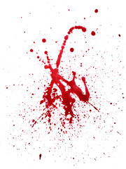 Blood Splatter Red Paint 2