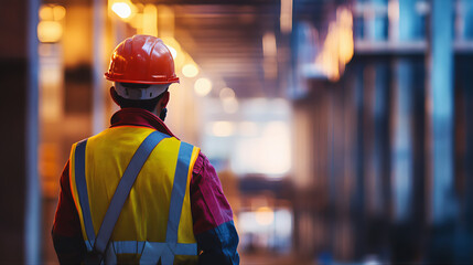 construction workers at construction site. construction worker with helmet, engineer in helmet.