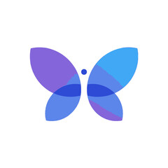 Naklejka premium Butterfly Vector Logo Design