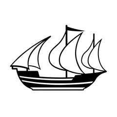 Premium Lugger Silhouette Vector Collection