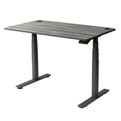 A Sleek Modern Standing Desk with Adjustable Height Isolated on Transparent Background