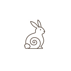 Rabbit Vector Logo Design