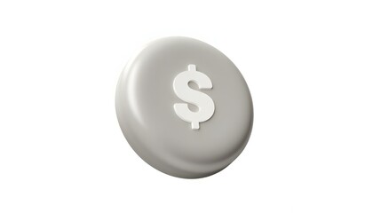 Obraz premium 3D Financial icon asset