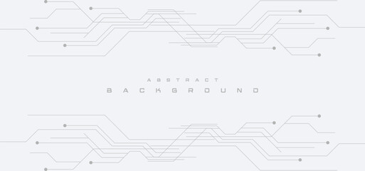 Digital technology futuristic internet network speed connection white background, cyber nano information, abstract communication, innovation future tech data, Ai big data line dot illustration vector