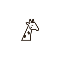 Giraffe Vector Logo Design