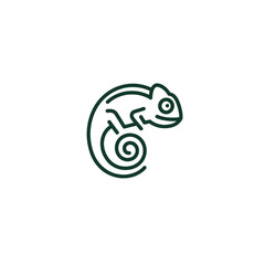 Chameleon Vector Logo Design