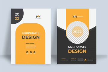 Cover Corporate Design Company template a4 page print business profile annual report brochure catalog corporate Landscape Layout Portfolio Abstract Presentation leaflet Webpage Creative PowerPoint mag