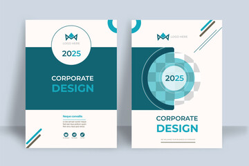 Cover Corporate Design Company template a4 page print business profile annual report brochure catalog corporate Landscape Layout Portfolio Abstract Presentation leaflet Webpage Creative PowerPoint mag