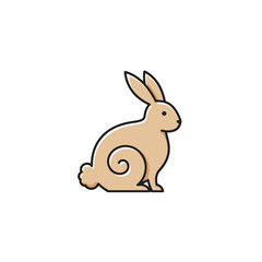 Fototapeta premium Rabbit Vector Logo Design