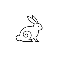Obraz premium Rabbit Vector Logo Design