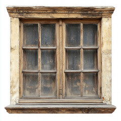Old Window Isolated