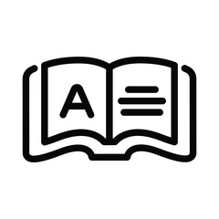 Dictionary book icon