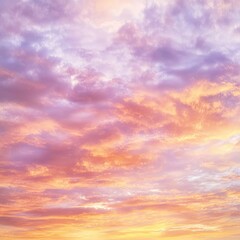 Obraz premium Vibrant sunset with hues of pink, orange, and purple illuminating the clouds.