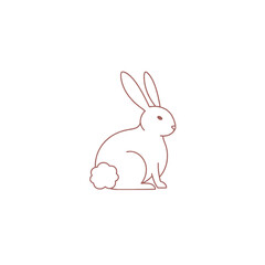 Fototapeta premium Rabbit Vector Logo Design