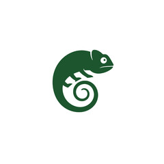 Fototapeta premium Chameleon Vector Logo Design