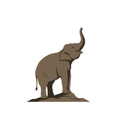 Obraz premium Elephant Vector Logo Design