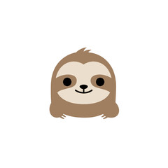 Obraz premium Sloth Vector Logo Design