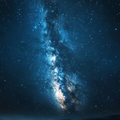 Fototapeta premium A breathtaking view of the cosmos reveals the Milky Way's celestial beauty.