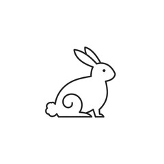 Fototapeta premium Rabbit Vector Logo Design