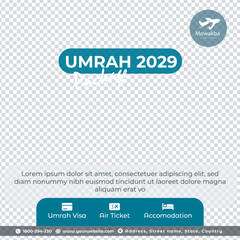 Hajj Umrah Ads posts Travel tour template  Instagram mecca Islamic social media story template promo