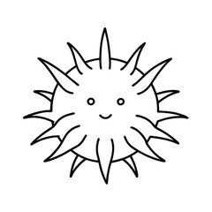 Fototapeta premium abstract sun flower