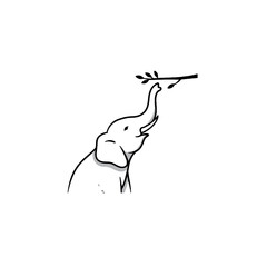 Obraz premium Elephant Vector Logo Design