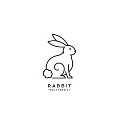 Obraz premium Rabbit Vector Logo Design