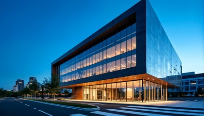 Office Building by Night.