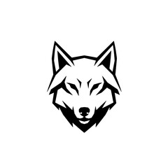 Naklejka premium Wolf Vector Logo Design