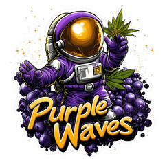 Purple Waves 