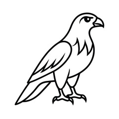 Obraz premium vector illustration of a bird