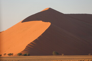 Sand dunes in Namibia