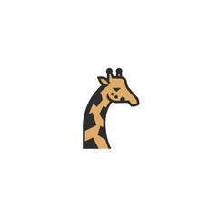 Fototapeta premium Giraffe Vector Logo Design