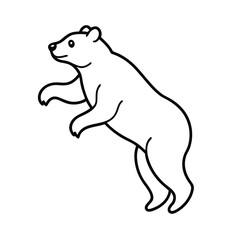 Fototapeta premium polar bear vector