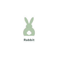 Fototapeta premium Rabbit Vector Logo Design