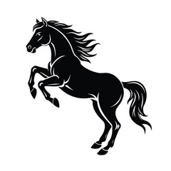 Obraz premium horse silhouette vector