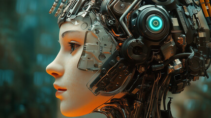 Artificial intelligence in humanoid head