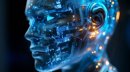 Artificial intelligence in humanoid head
