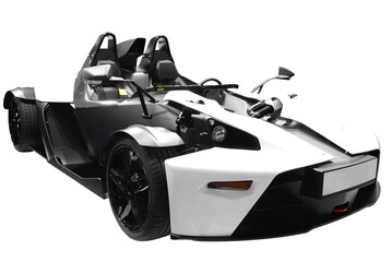 fast futuristic car transparent
