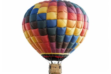 Naklejka premium Colorful hot air balloon ride outdoor festival image bright atmosphere aerial view