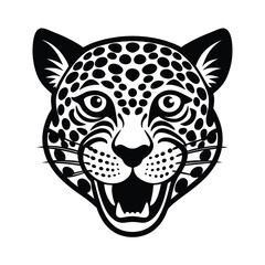 Obraz premium leopard head vector