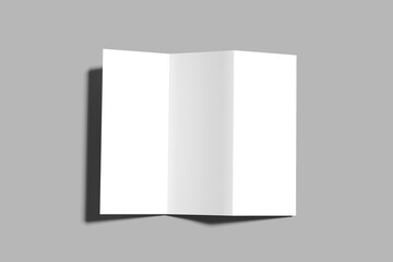 Blank Trifold Brochure