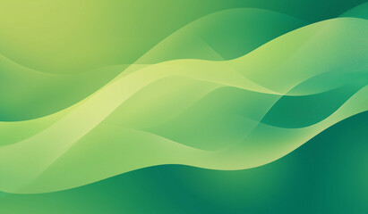 Obraz premium Abstract green gradient background for design, banner, and poster.