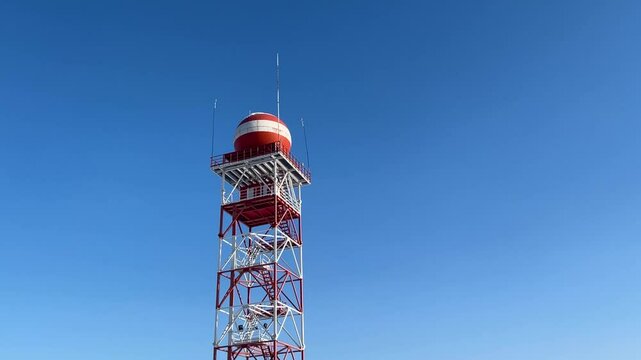 The Doppler meteorological radar is designed to provide meteorological information about clouds, precipitation and related weather phenomena.